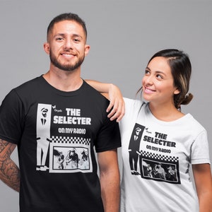 Rock Band Tee, 2 Tone Ska music T shirt, The Selecter, Retro UK, British vintage unisex Band Shirt