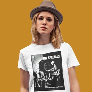 The Specials T Shirt, UK 2 Tone Ska Band Tee, Unisex Retro Graphic Print