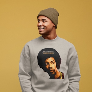 Sweatshirt, Gil Scott Reiher Grafikdruck, Unisex, R&B, Funk, Pop, Disco, Jazz Musik Shirt