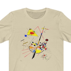 Famous Artist Graphic Print T Shirt, Unisex Cotton Premium Tee, Kandinsky Art T Shirt