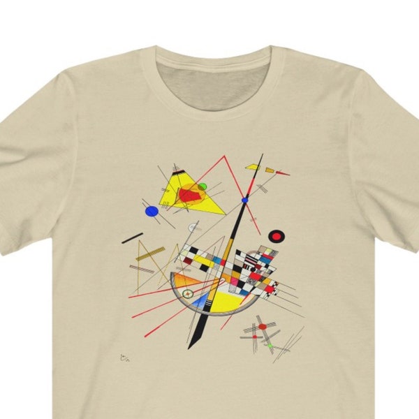 Famous Artist Graphic Print T Shirt, Unisex Cotton Premium Tee, Kandinsky Art T Shirt