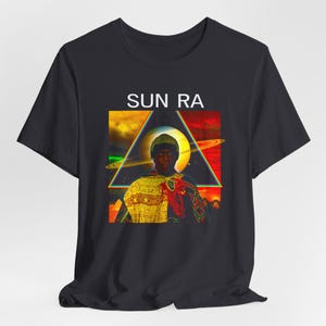 Jazzartiest T-shirt, Sun Ra, zwart T-shirt voor mannen en vrouwen, cadeau voor muziekliefhebbers