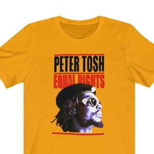 T-shirt Peter Tosh, égalité des droits BLM, t-shirt groupe de musique reggae, impression graphique de vêtements Jah Rasta