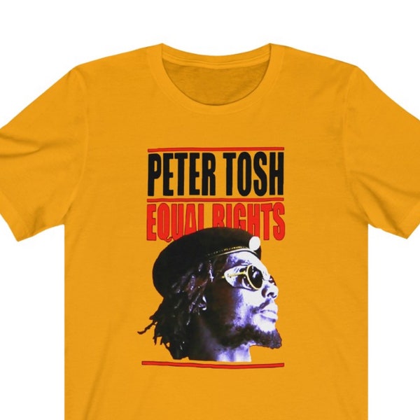 Peter Tosh T Shirt, BLM Equal Rights, Reggae Music Band Tee, Jah Rasta Clothing Graphic Print