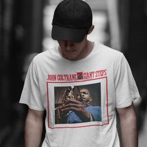 John Coltrane Tee Shirt, Vintage Jazz Shirts, Vintage Vinyl Shirt