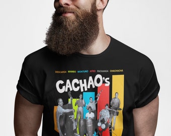 Retro Band T shirt, Vintage Latin Salsa Graphic Print, Unisex Music Artist Band Tee