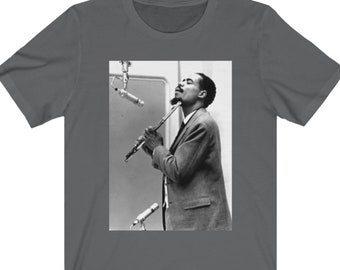 Camiseta de músico de jazz, diseño retro de Eric Dolphy, estampado gráfico, estilo vintage, unisex, camisetas de artistas y bandas de música negra.