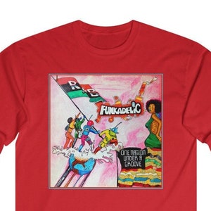 Funkadelic Camiseta manga larga / Regalo de música retro funk / Negro unisex