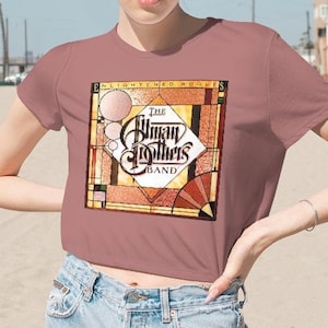 Crop Top / Retro Music Shirt / The Allman Brothers Band T-Shirt