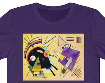 Wassily Kandinsky tshirt Aesthetic Fine Art Graphic Print T Shirt Unisex Famous Artist Abstract Art Tee Art Design Gift