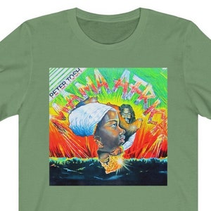Roots Rock Reggae, Peter Tosh TShirt, Vintage Reggae Music Band Tee Shirts, Jah Rasta Clothing, Retro Graphic Print, Unisex