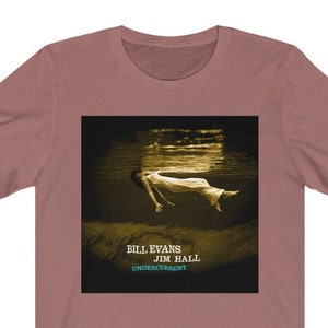 Jazz-Künstler-T-Shirt, Bill Evans & Jim Hall, Jazz Klavier und Gitarre, Reproduktion, Unisex, Retro Grafik Druck, Vintage Band Tshirt