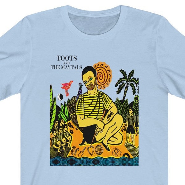 Toots and the Maytals Tee, Reggae Music T Shirt, Jah Rasta clothing, Unisex Band Shirt