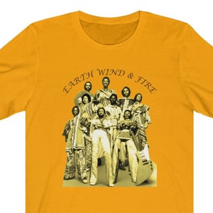 Earth Wind & Fire Tee, Funk, Soul, RnB Band T Shirt, Afro American Music Artist Tshirt, Retro Graphic Print, Vintage, Unisex, Band Shirt