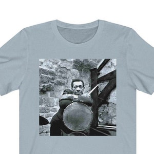 Philly Joe Jones Tee, Jazz Drummer T Shirt, Gift for music lover, Afro American Artist, Drums Music Apparel, Band Shirt
