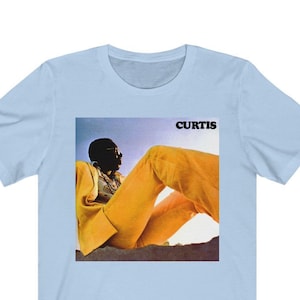 Retro tshirt, Curtis Mayfield T Shirt, Retro Soul. Funk, RnB Graphic Print T Shirt, Vintage, Black History, Afro American Artist Band