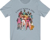 Earth Wind and Fire T-shirt: Vintage Funk, Soul, Disco Band Tee