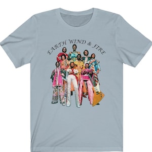 Earth Wind and Fire T-Shirt: Vintage Funk, Soul, Disco Band Tee