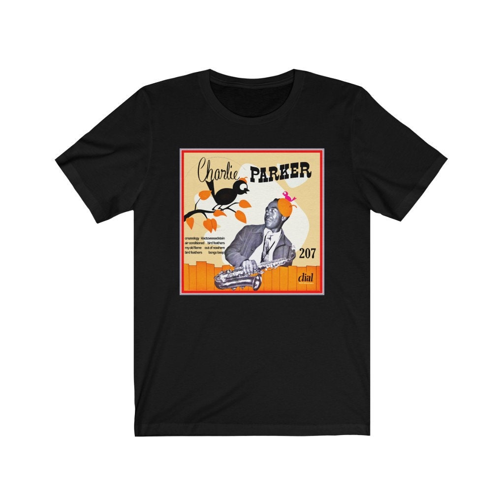 Jazz Theme Clothing / Black Jazz Legend Tshirt / Vintage