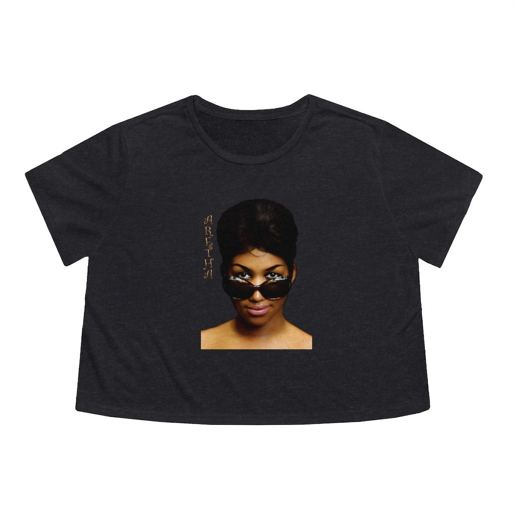 Crop Top / Aretha Franklin / Music Icon Tees | Etsy