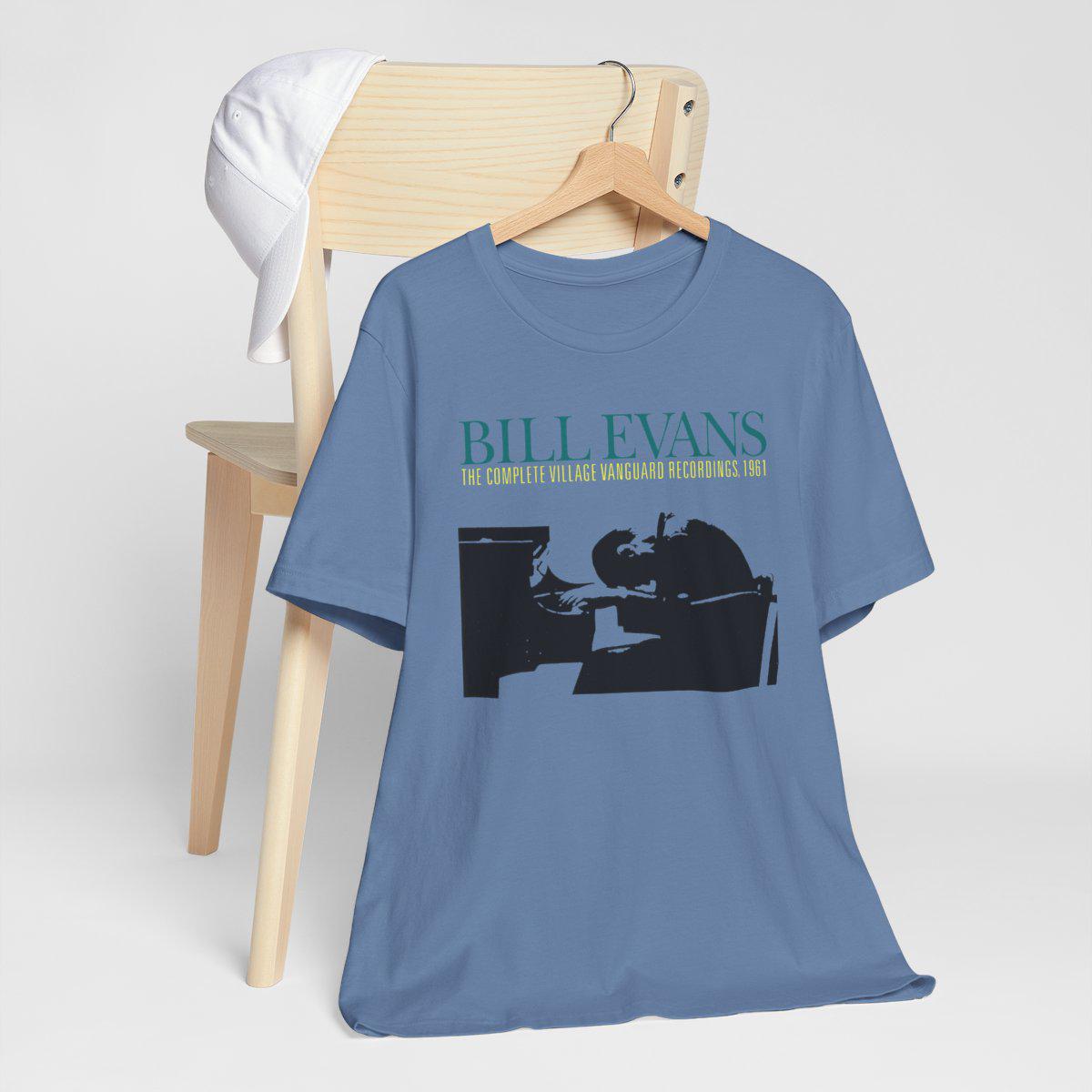 ビル・エヴァンス ジャズピアノTシャツ｜レトロな音楽バンドTシャツ
