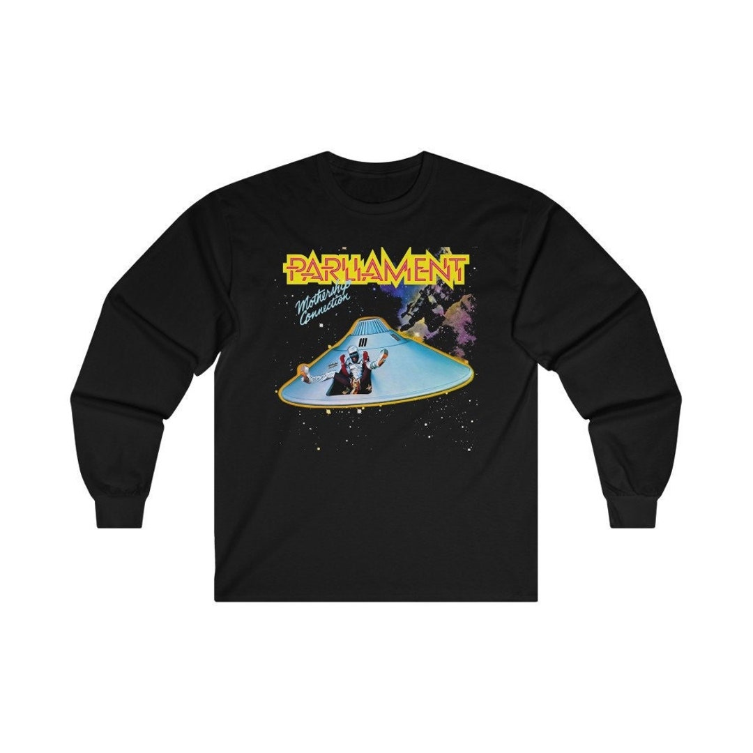 Black Long Sleeve T Shirt / Parliament Band / Retro Funk Music