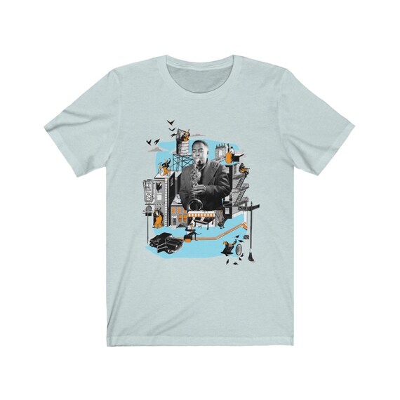 2XL Charlie Parker Tshirt BIRD /& DIZ Jazz Music T shirt S