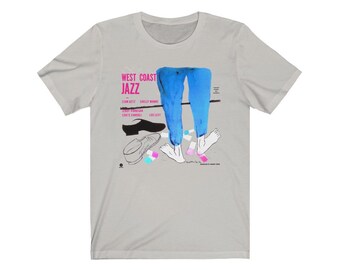 ジャズミュージックTシャツ、ヴィンテージアルバムカバーアートワークT