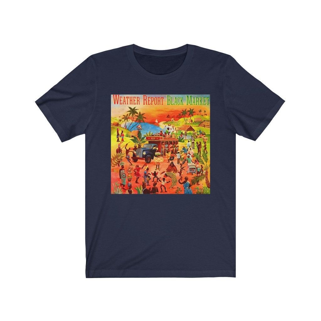 ウェザーレポート ブラックマーケットTシャツ：ヴィンテージジャズ