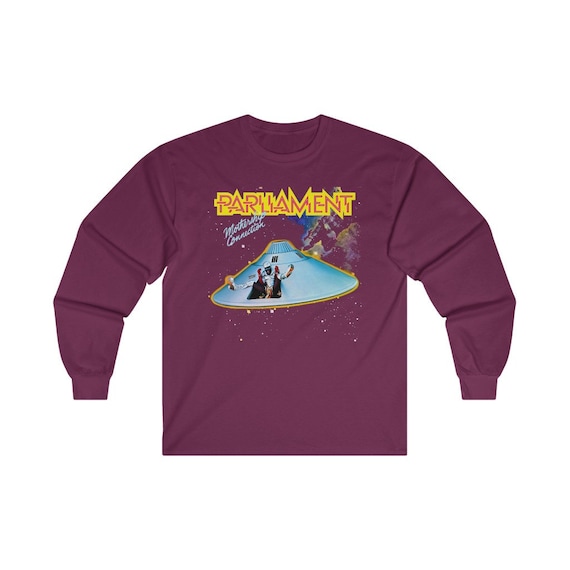 Black Long Sleeve T Shirt / Parliament Band / Retro Funk Music