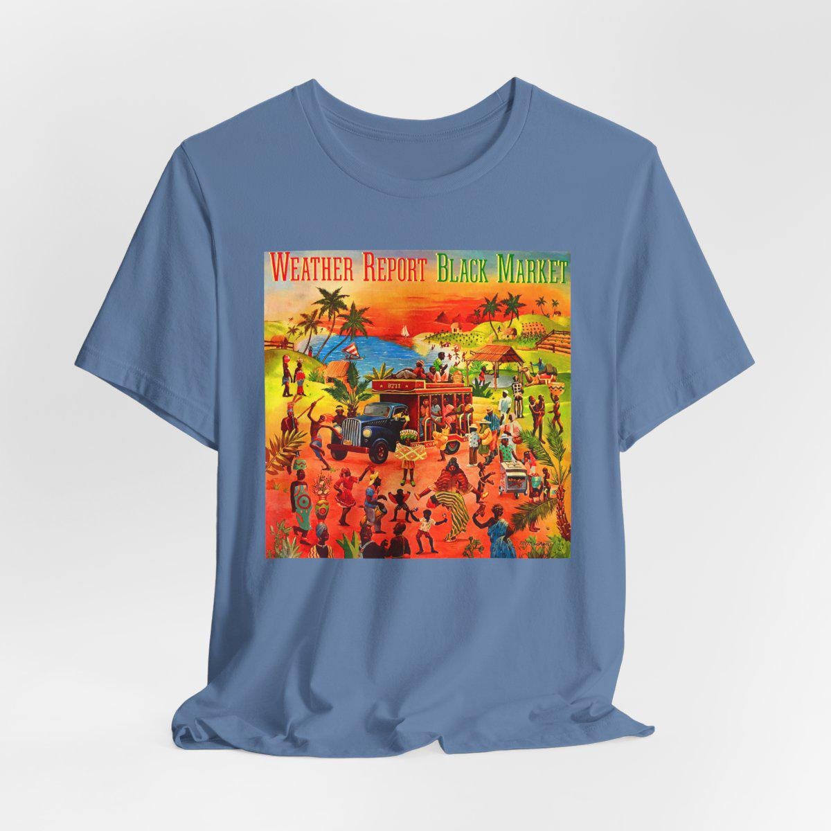 ウェザーレポート ブラックマーケットTシャツ：ヴィンテージジャズ