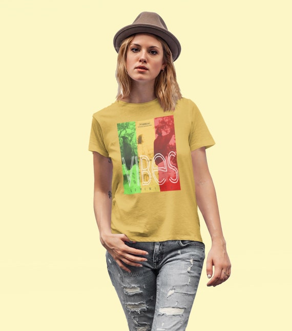 Cinemática estético Fragante Reggae Vibes Camiseta Bob Marley Rasta Ropa Gráfica Impresión - Etsy México