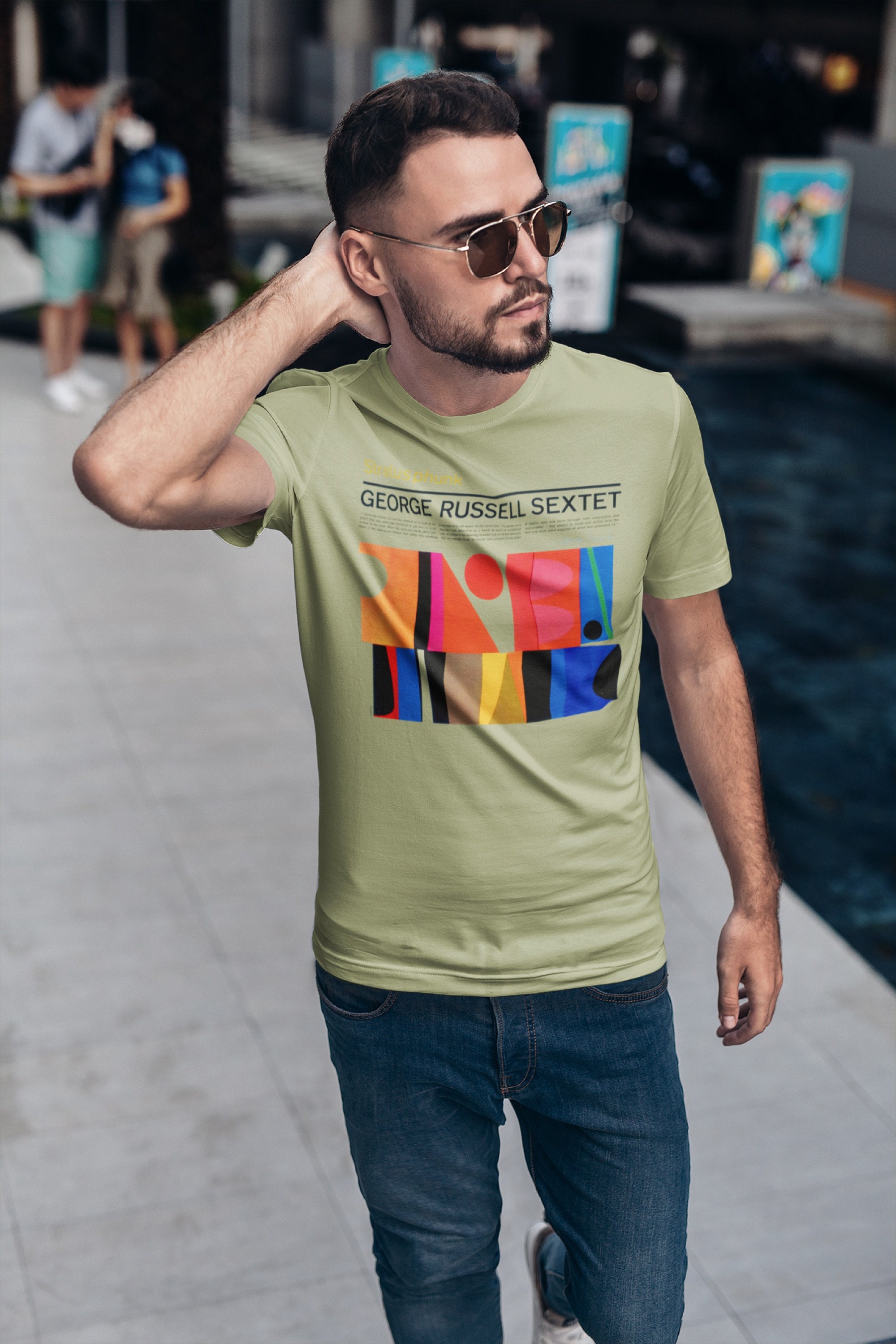 Jazz T Shirt Vintage Jazz Album Cover Artwork Graphic Print Unisex