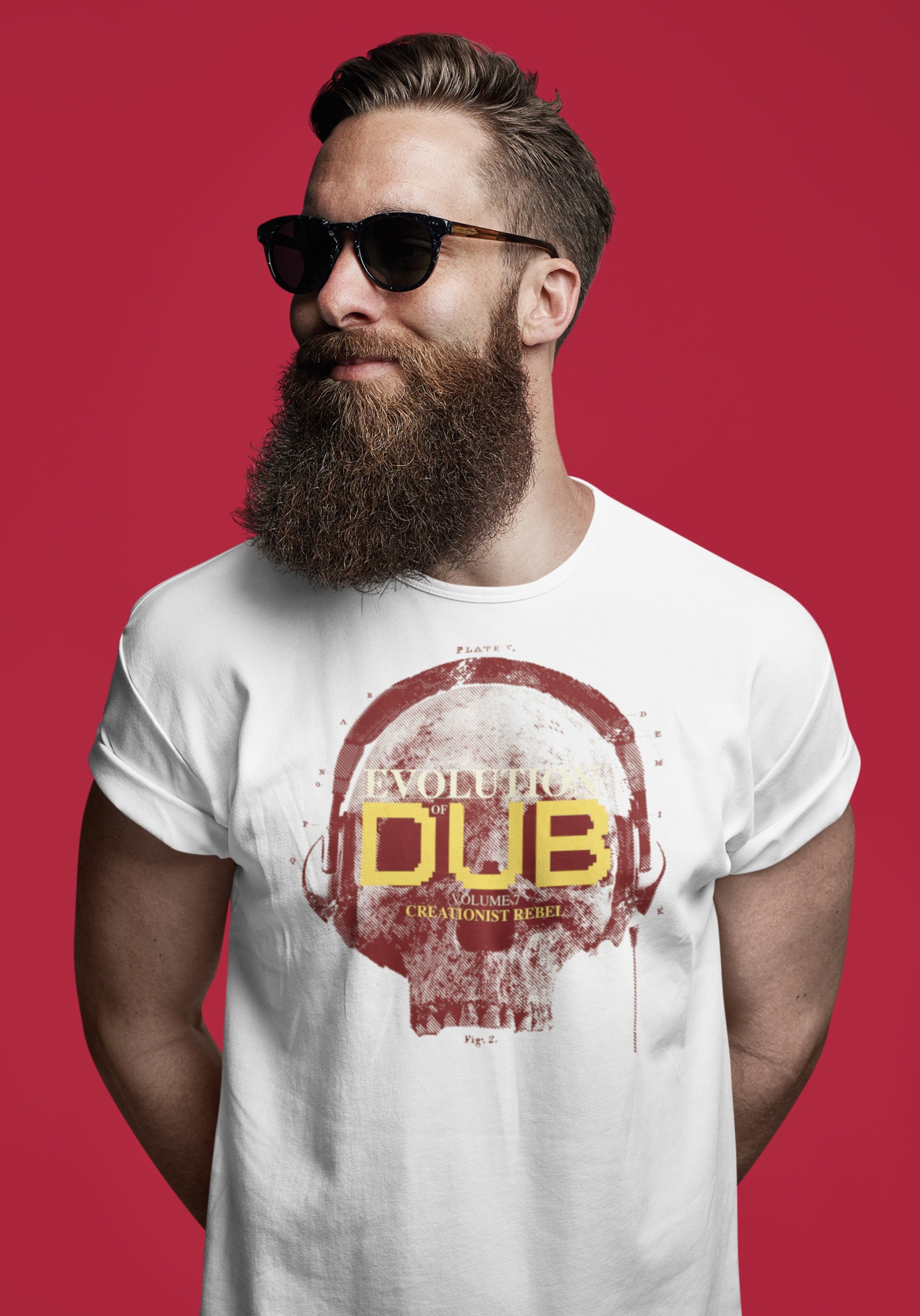 T-shirt Uomo - Bob Marley Reggae - Bianca Maniche Corte - Foto 6