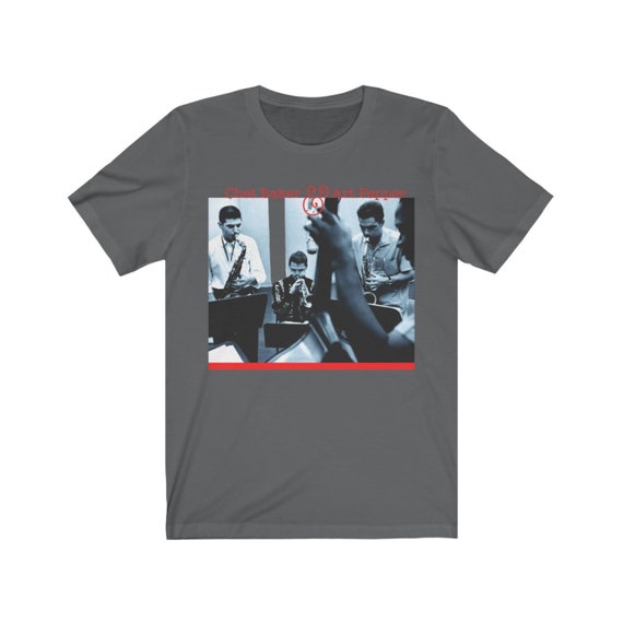 トップス 22ss CHET BAKER HAWAIIAN SHIRT Chet Baker & Art Pepper T Shirt, Retro Graphic Print, Vintage