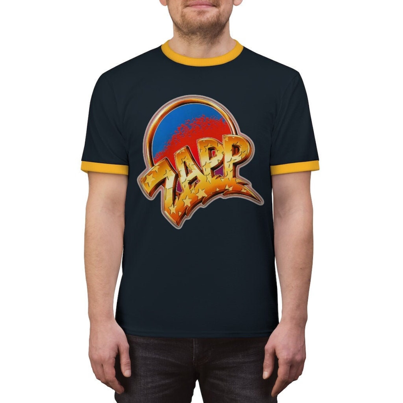 Zapp Band Ringer T Shirt Unisex Graphic Print Music Artist - Etsy