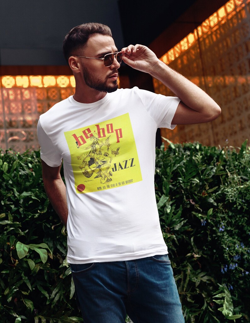 Vintage Band T Shirt for Men Jazz Art Band Tee Shirt Retro Etsy