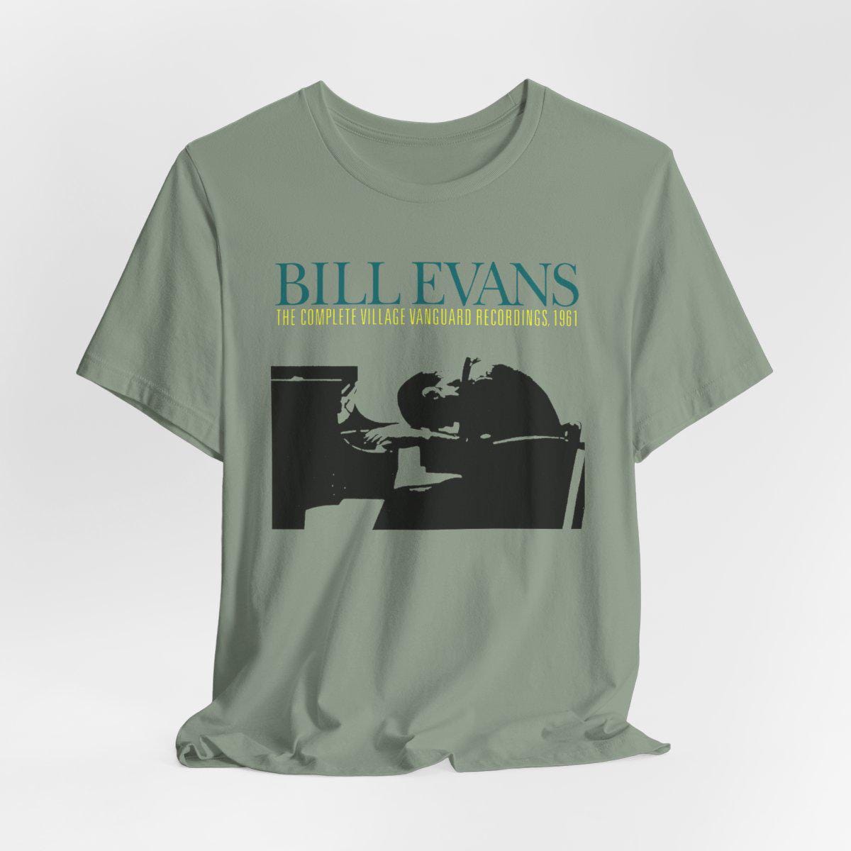 ビル・エヴァンス ジャズピアノTシャツ｜レトロな音楽バンドTシャツ