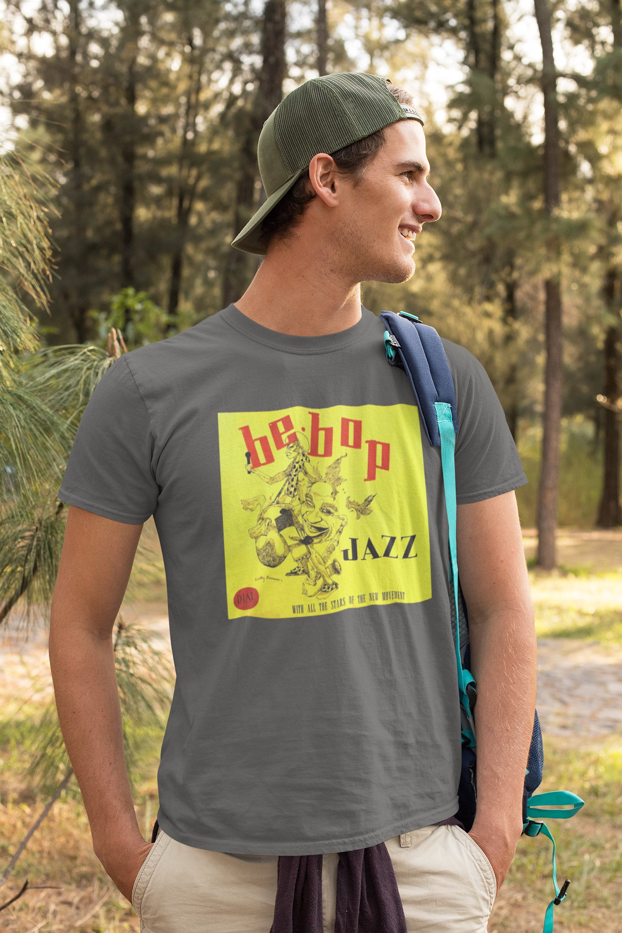 Vintage Band T Shirt for Men Jazz Art Band Tee Shirt Retro -
