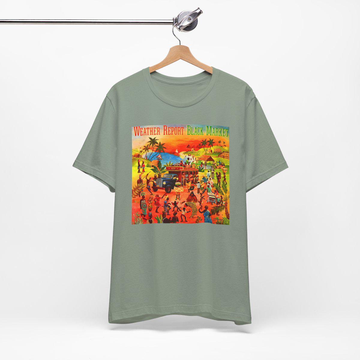 ウェザーレポート ブラックマーケットTシャツ：ヴィンテージジャズ