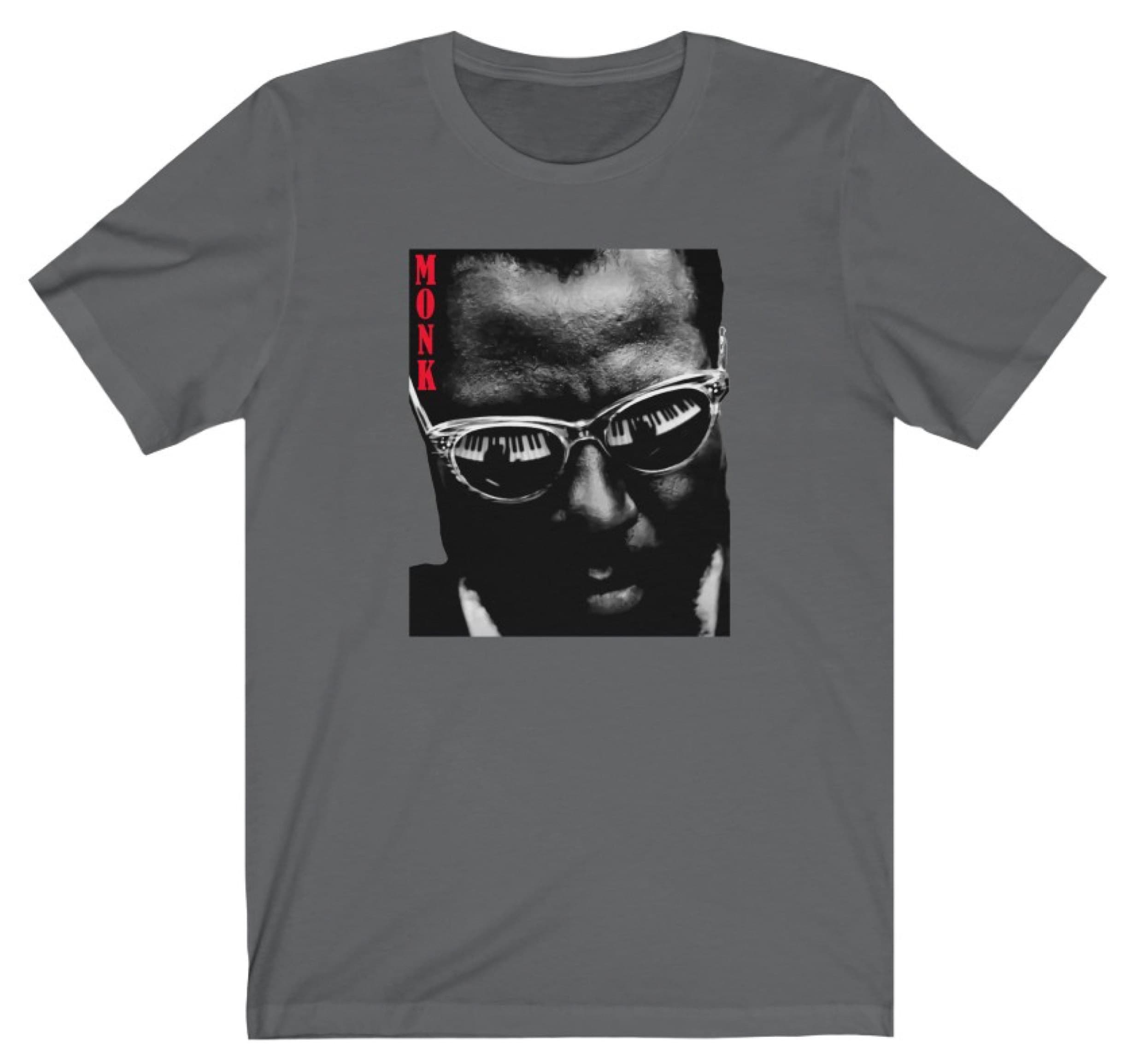 Thelonious Monk Jazz T Shirt, Graphic Print, Vintage, Retro