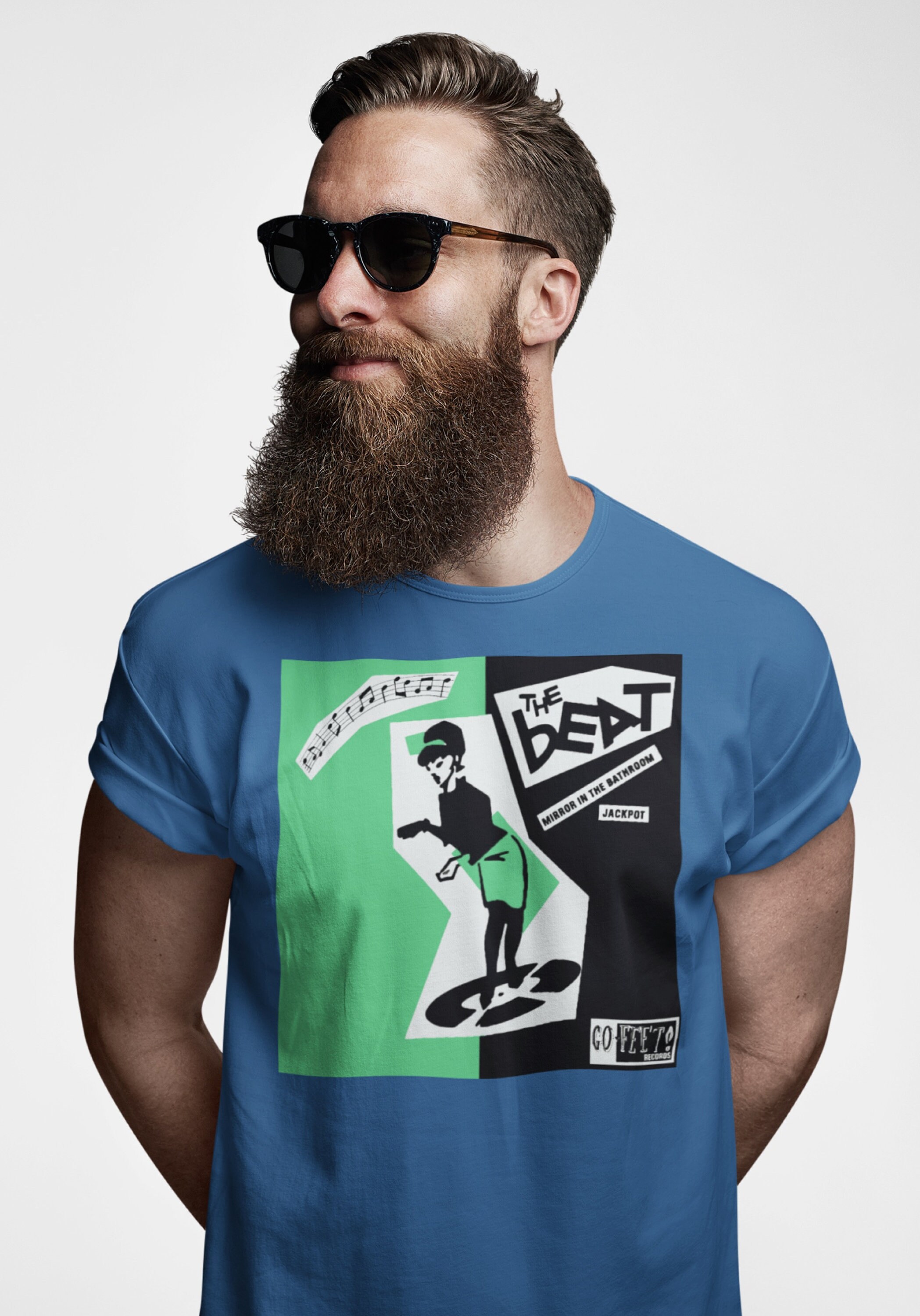 The Beat T Shirt, English UK 2 Tone Retro Music Band Graphic Print