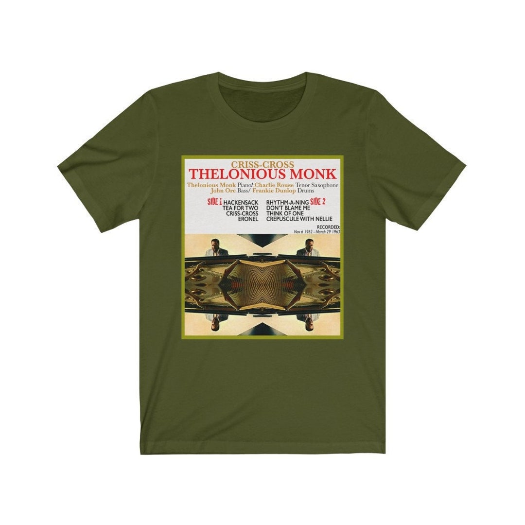 Thelonious Monk Tee Shirt, Jazz Artist Shirt, Retro Graphic Print