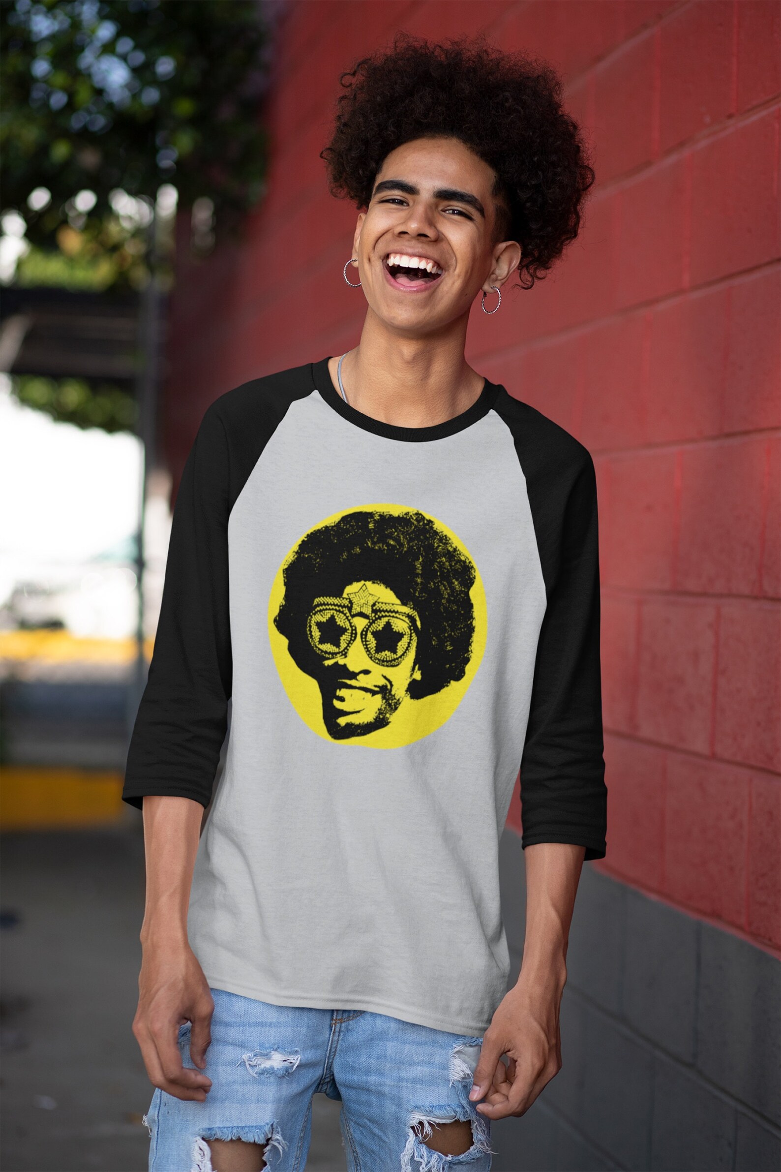 Raglan Tee Bootsy Collins T Shirt Baseball Raglan T Shirt Etsy