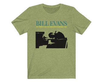 ビル・エヴァンス ジャズアルバムカバーTシャツ：レトロ