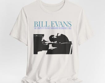 Bill Evans Jazz Piano T-shirt | Retro Music Band Tee | Gifts for