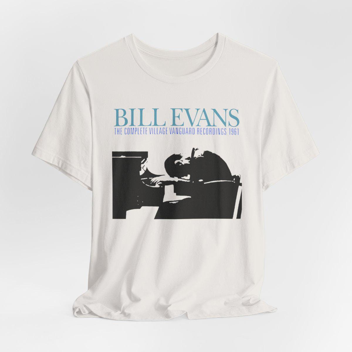 ビル・エヴァンス ジャズピアノTシャツ｜レトロな音楽バンドTシャツ