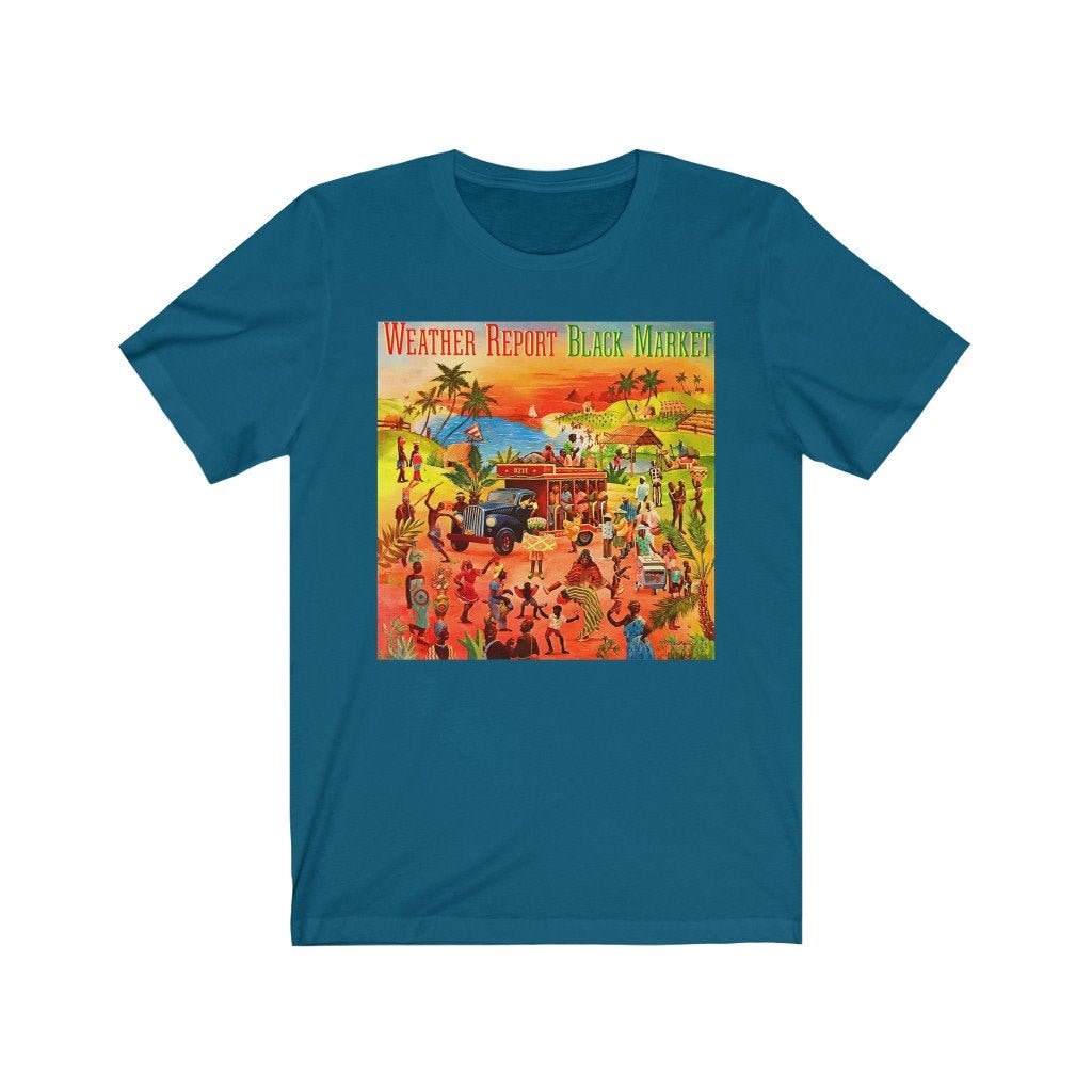 ウェザーレポート ブラックマーケットTシャツ：ヴィンテージジャズ