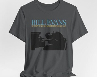 Bill Evans Piano T-shirt, Custom Graphic Jazz Music Tshirt Teacher