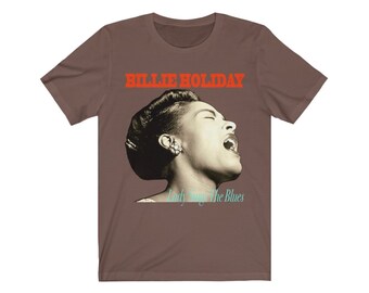 Billie Holiday Jazz T Shirt Graphic Print Vintage Unisex